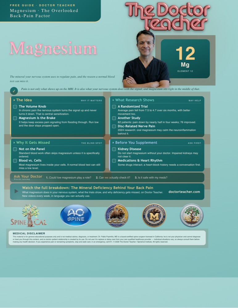 Magnesium guide